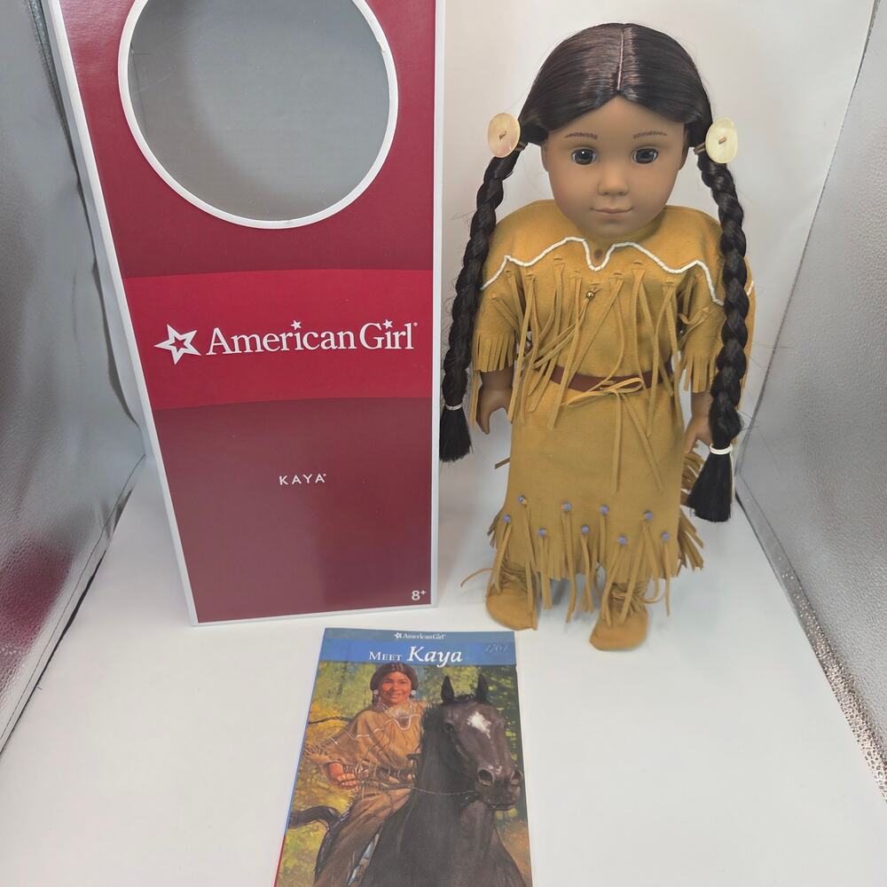American Girl Kaya 18" Doll in Box with Meet Outfit + Book Adult Owned